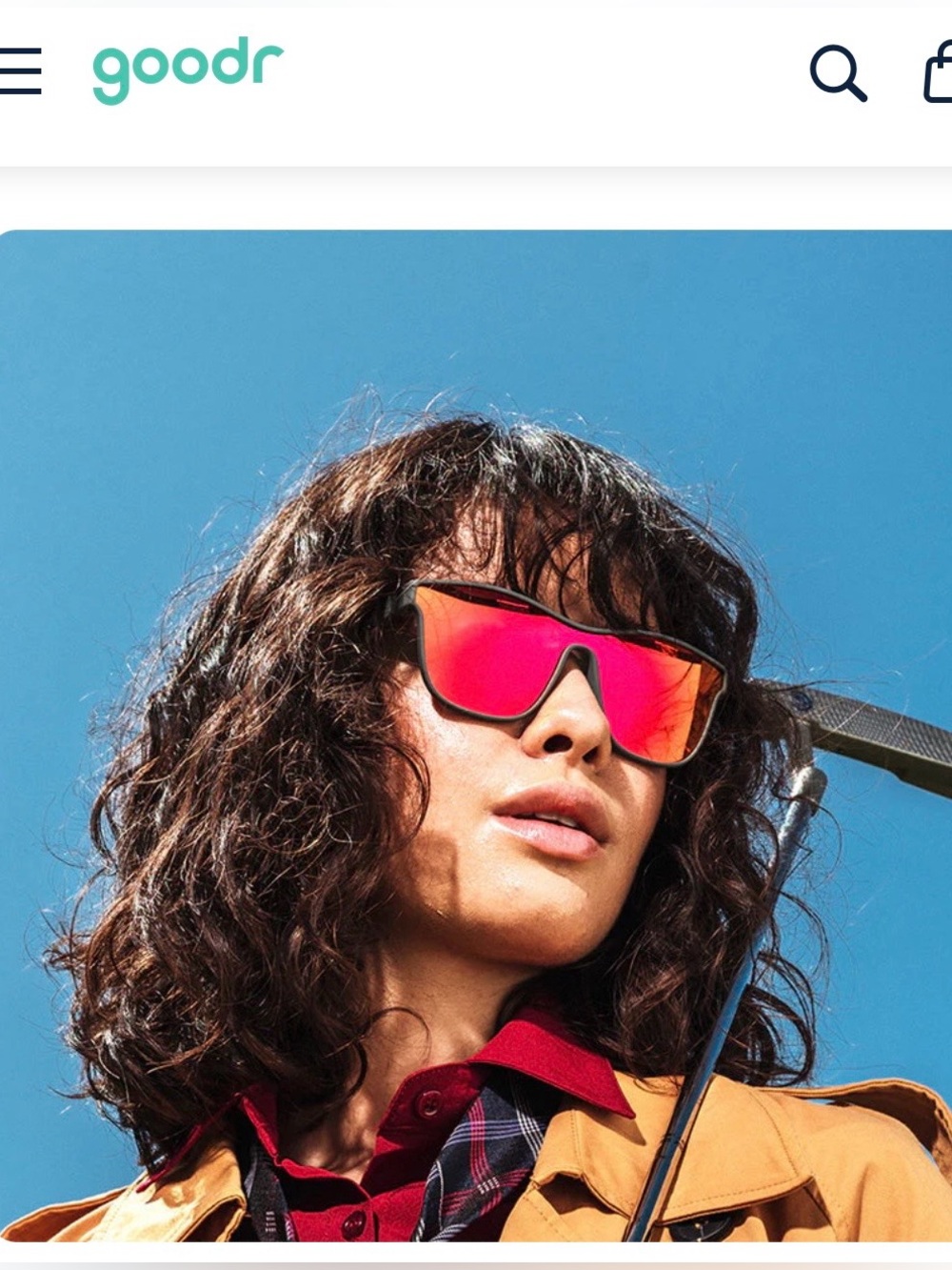 Goodr VRG no slip sunglasses - black w/ gold mirrored lenses